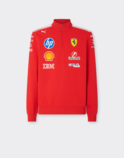 Replica 2026 Puma for Scuderia Ferrari HP Half Zip Sweatshirt Ferrari Replica 2026 Puma for Scuderia Ferrari HP Half Zip Sweatshirt Red LA0H9f