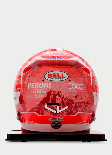 Ferrari 1:1比例 Charles Leclerc 拉斯维加斯2024特别版头盔 多色 F1474f