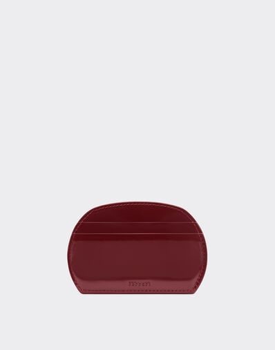 Ferrari Ferrari Dino glossy leather card holder Cherry 49216f