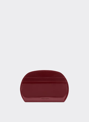 Ferrari Ferrari Dino glossy leather card holder Cherry 49216f