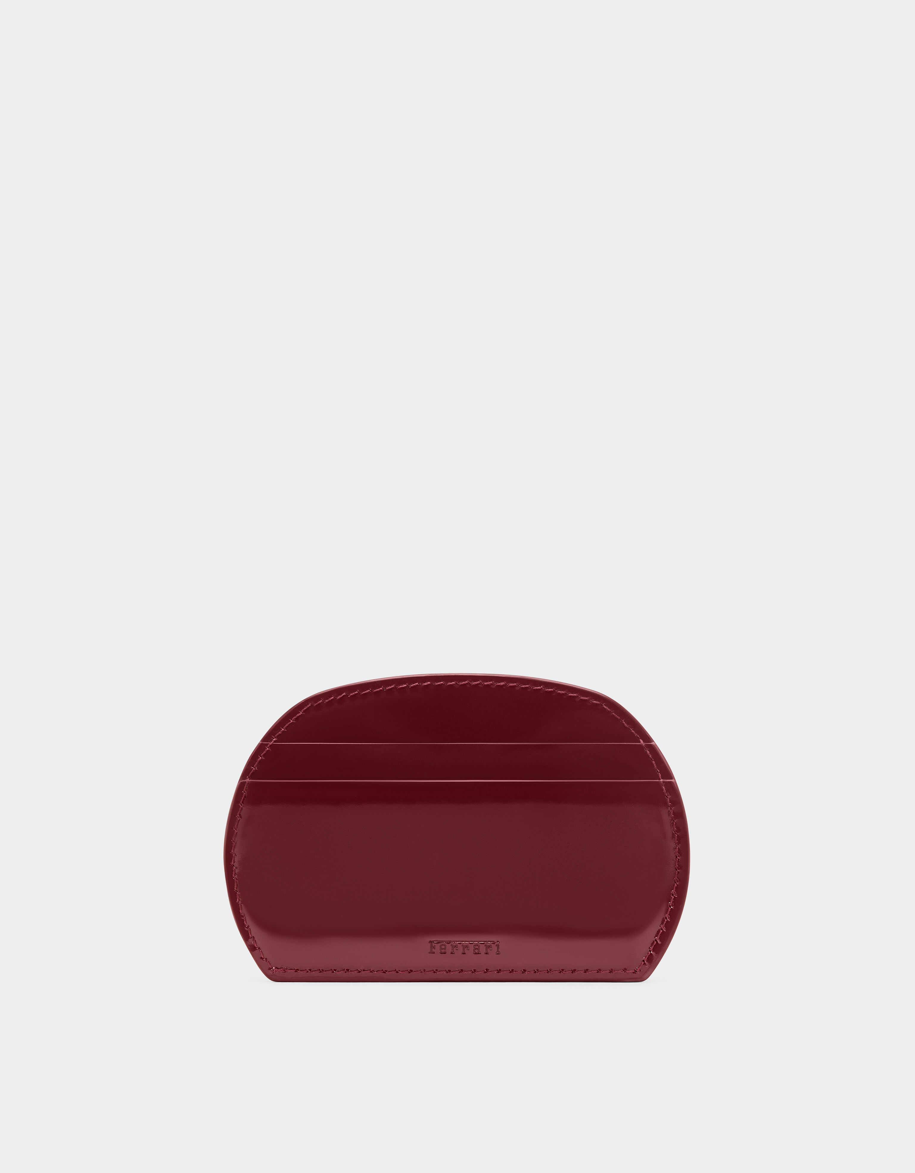 Ferrari Ferrari Dino glossy leather card holder Cherry 49216f