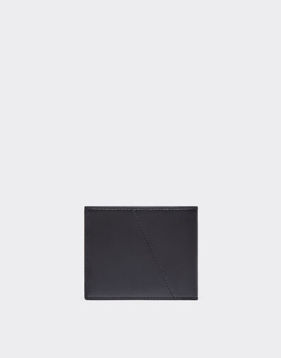 Ferrari Smooth leather horizontal wallet Black 20419f
