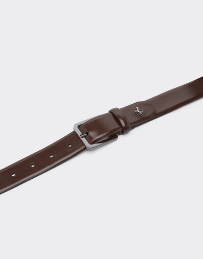 Ferrari Leather belt Espresso 49261f