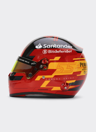 Ferrari 2024 Carlos Sainz helmet in 1:1 scale 红色 F1343f
