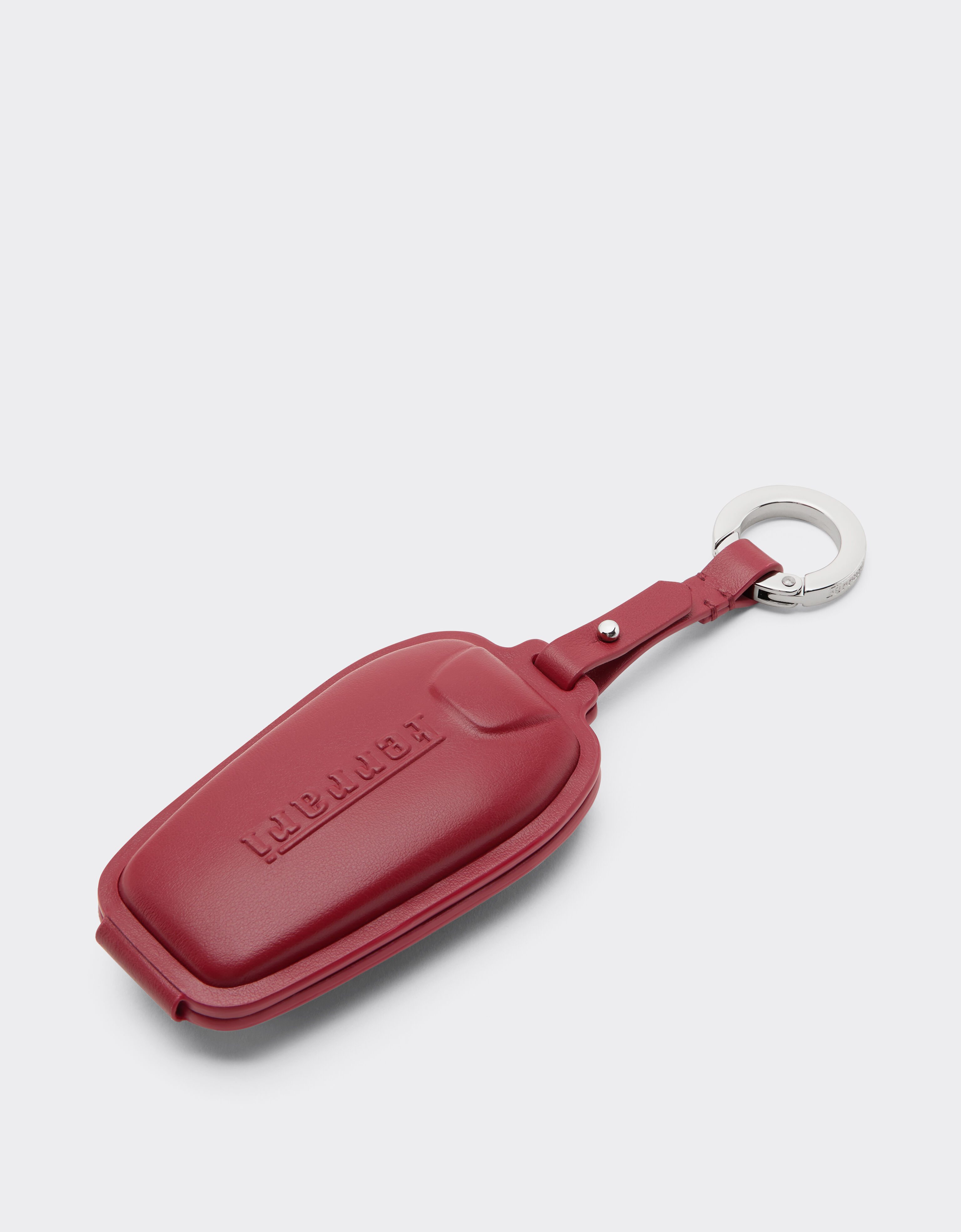 Ferrari 法拉利徽标皮革钥匙扣 Maison Red 50584f
