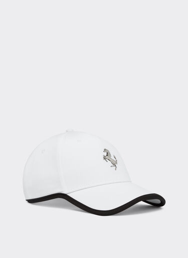 Ferrari 对比饰带棒球帽 光学白 20815f