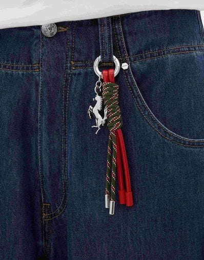 Ferrari Ferrari leather keyring for the 2026 Monaco Grand Prix Caffè CPNKH0014YL00027f