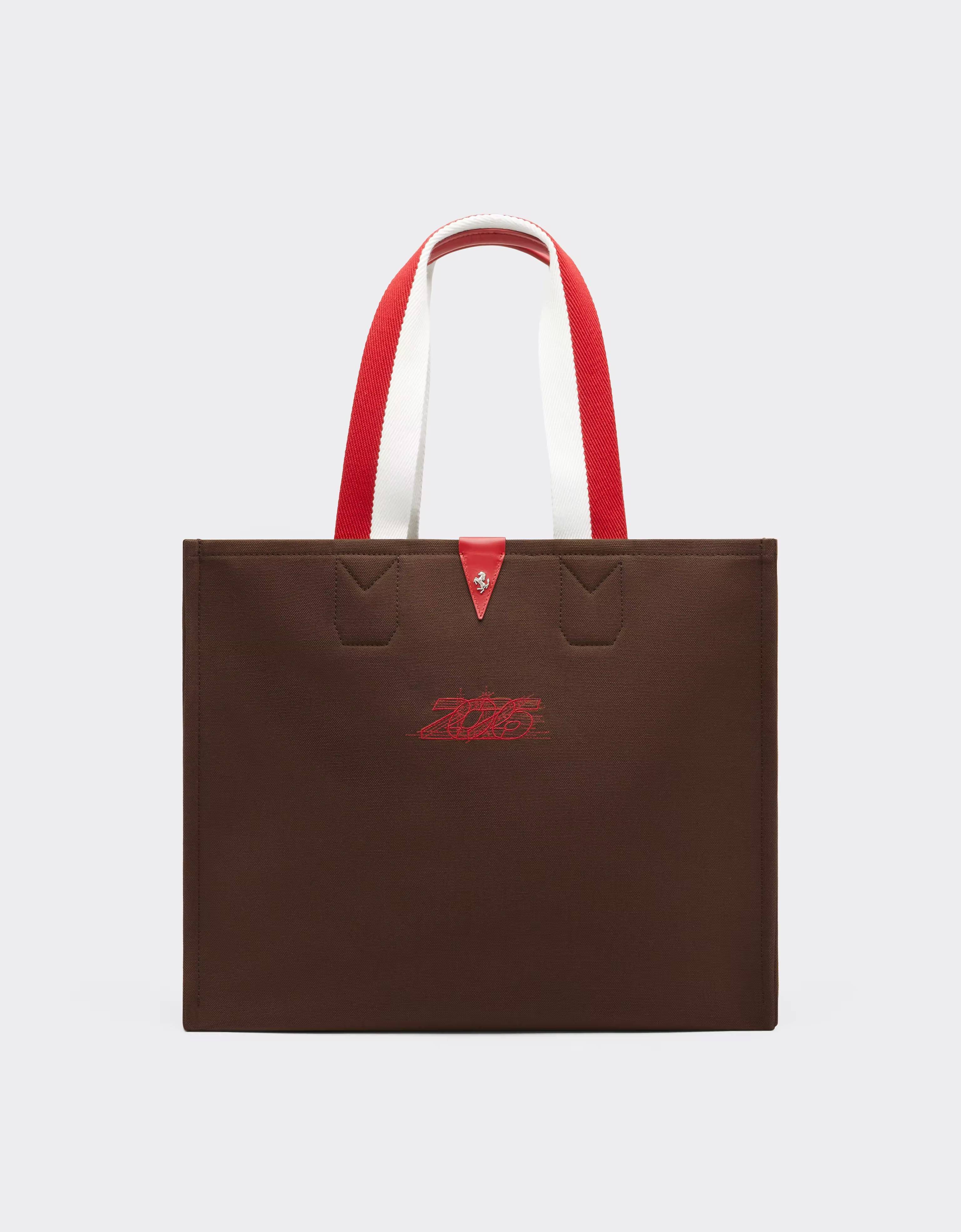 Ferrari Sac fourre-tout Ferrari en toile pour le GP de Monaco 2026 Caffè CBWTO0020YL00008f