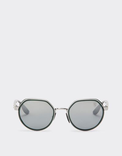 Ferrari Ray-Ban for Scuderia Ferrari RB3703M gunmetal with silver mirror blue gradient lenses 深灰色 F0690f