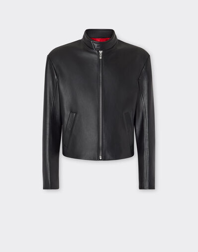 Ferrari Biker jacket in nappa leather Maison Red 22362f