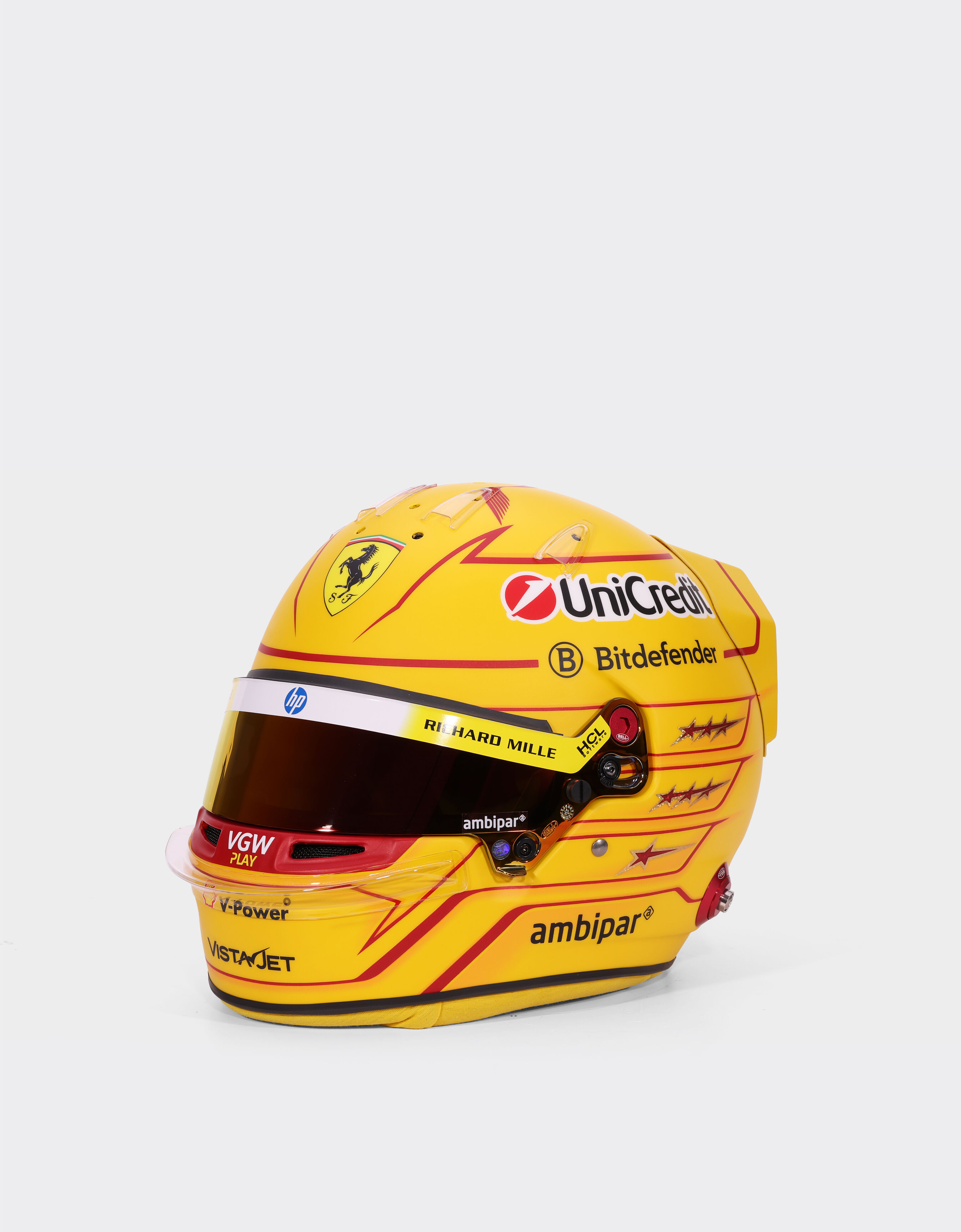 Ferrari 1:1比例2025 Lewis Hamilton头盔 多色 LA06Zf