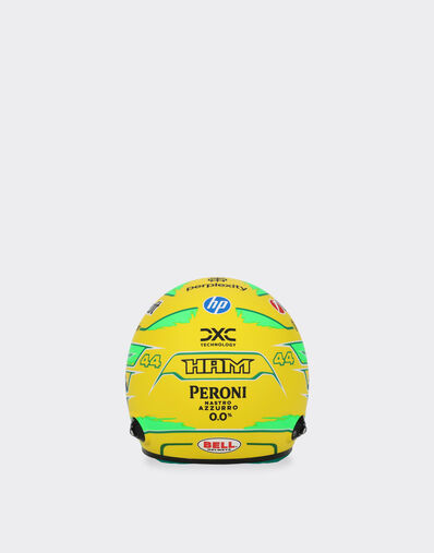 Ferrari Mini Helmet Hamilton Brazil Special Edition 2025 1:2 Scale Multicolore LA0DEf