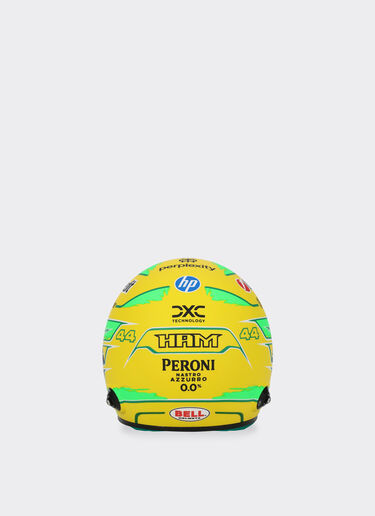 Ferrari Mini Helmet Hamilton Brazil Special Edition 2025 1:2 Scale Multicolore LA0DEf
