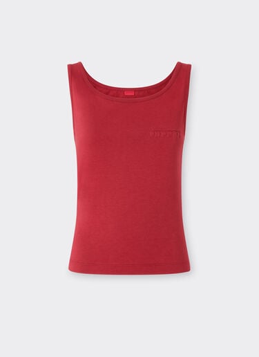 Ferrari 法拉利徽标棉质背心 Maison Red 50848f