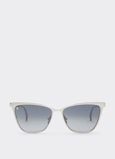 Ferrari Ferrari sunglasses in silvermetal with gray crystal gradient lenses Silver LA0L0f