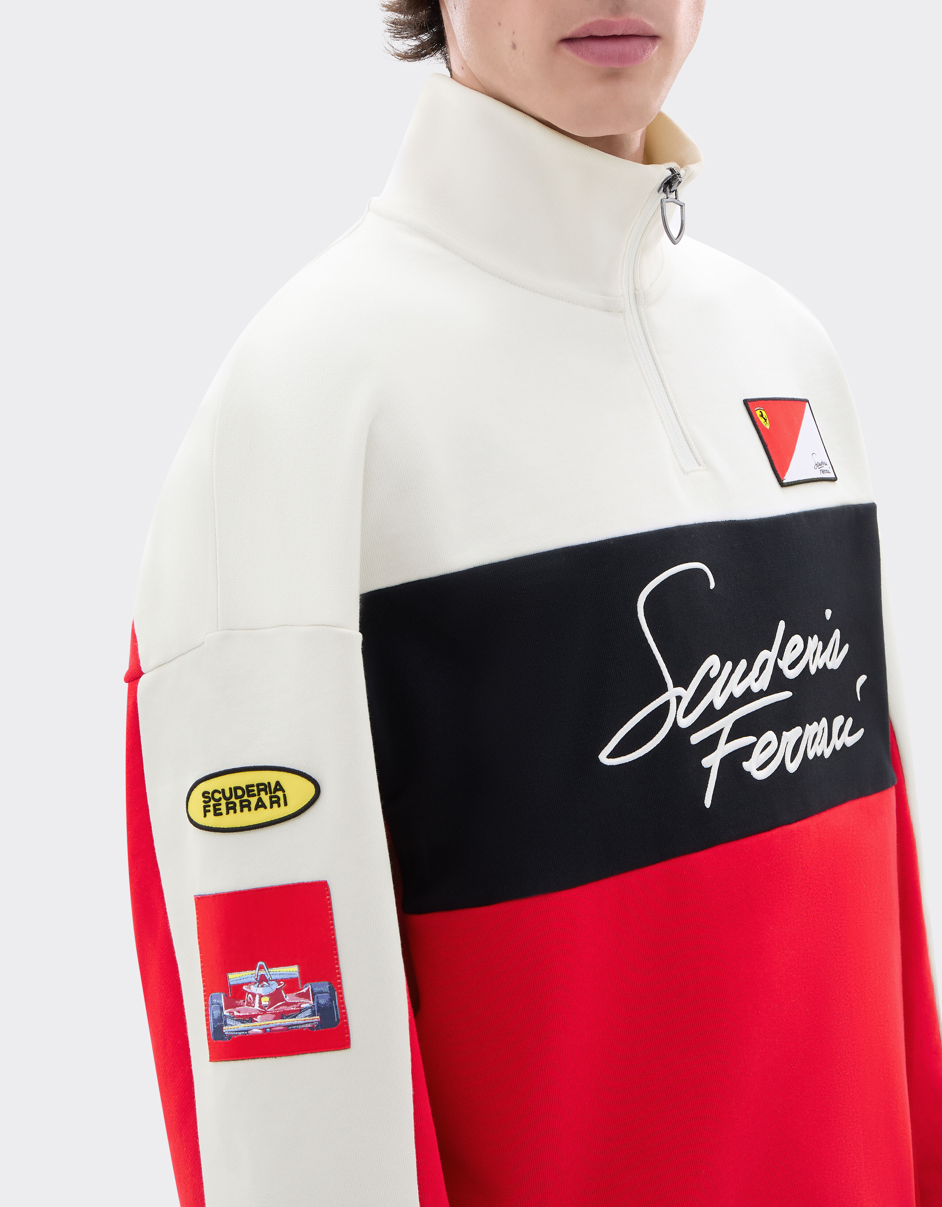 Ferrari Sweat en coton Scuderia Ferrari Black SJMSW0042JCO0039f