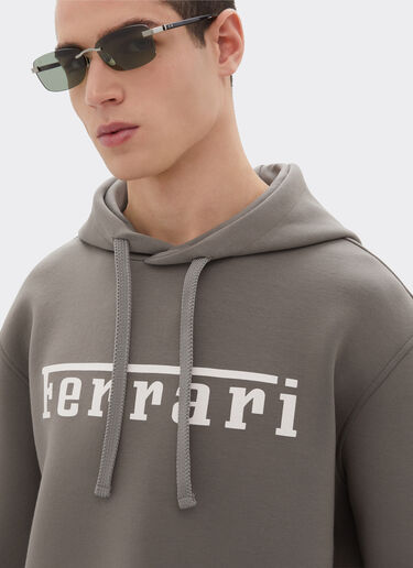 Ferrari 法拉利徽标印花 Scuba 潜水面料卫衣 Clay 51160f