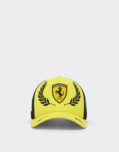 Ferrari Hamilton GP Silverstone 2026 Replica Trucker Cap Yellow LA0CP1149EXT0001f