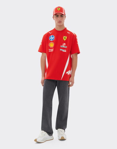 Ferrari Hamilton Replica Drivers Authentic 2026 Puma for Scuderia Ferrari HP T-shirt Red LA0H2f
