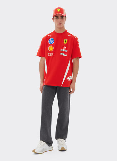 Ferrari Hamilton Replica Drivers Authentic 2026 Puma for Scuderia Ferrari HP T-shirt Red LA0H2f