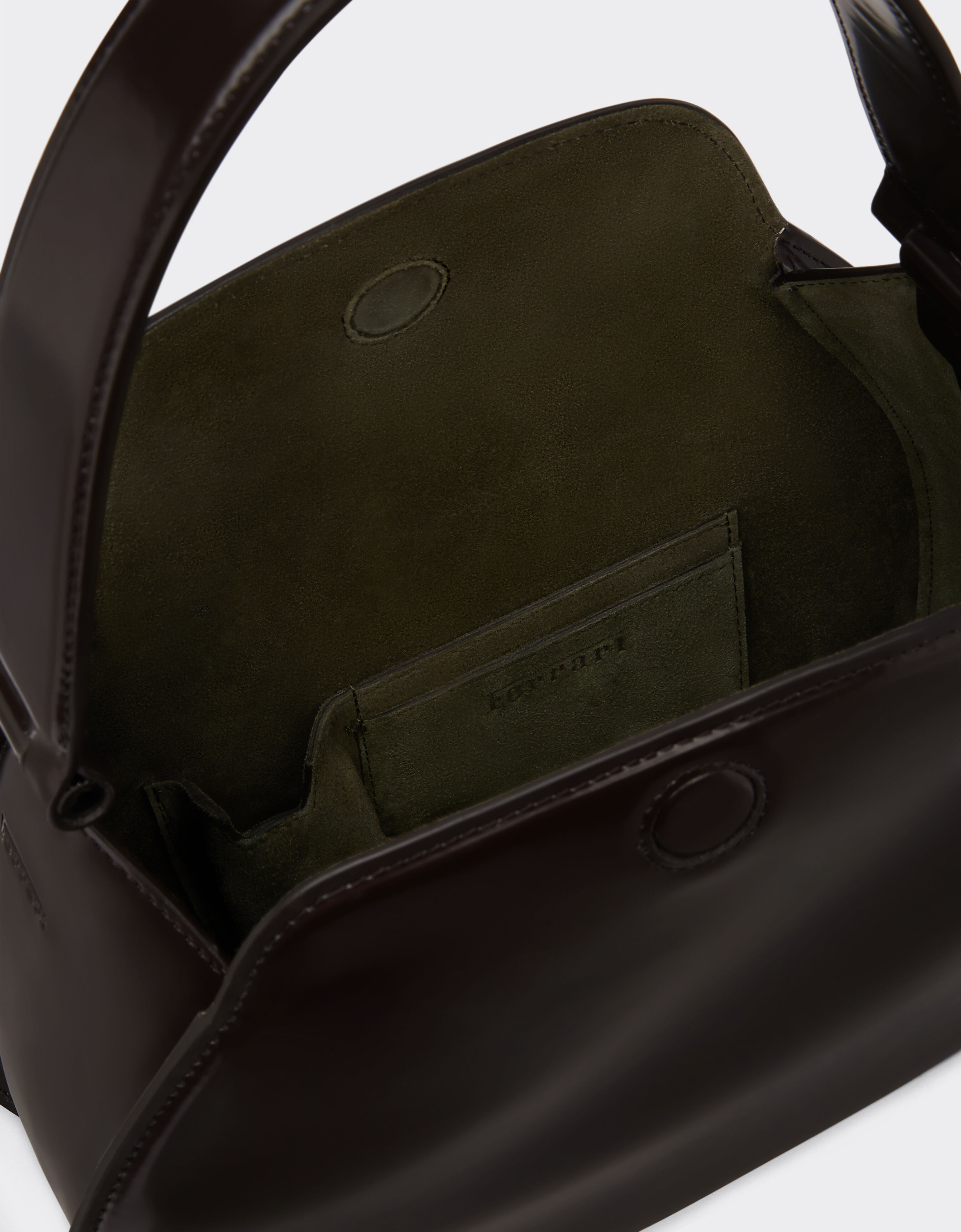 Ferrari La Ferrari Dino Hobo Bag 深棕色 21684f