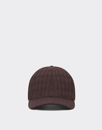 Ferrari Baseball cap with Monogram pony motif Mahogany 22702f