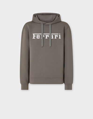 Ferrari 法拉利徽标印花 Scuba 潜水面料卫衣 Clay 51160f