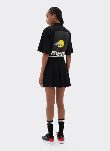  Technical piqué mini skirt Nero SKWTR0001KWO0003f