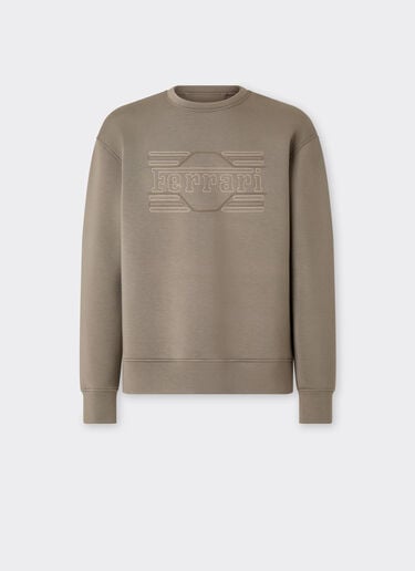 Ferrari 法拉利刺绣 Scuba 潜水面料卫衣 Clay 51164f