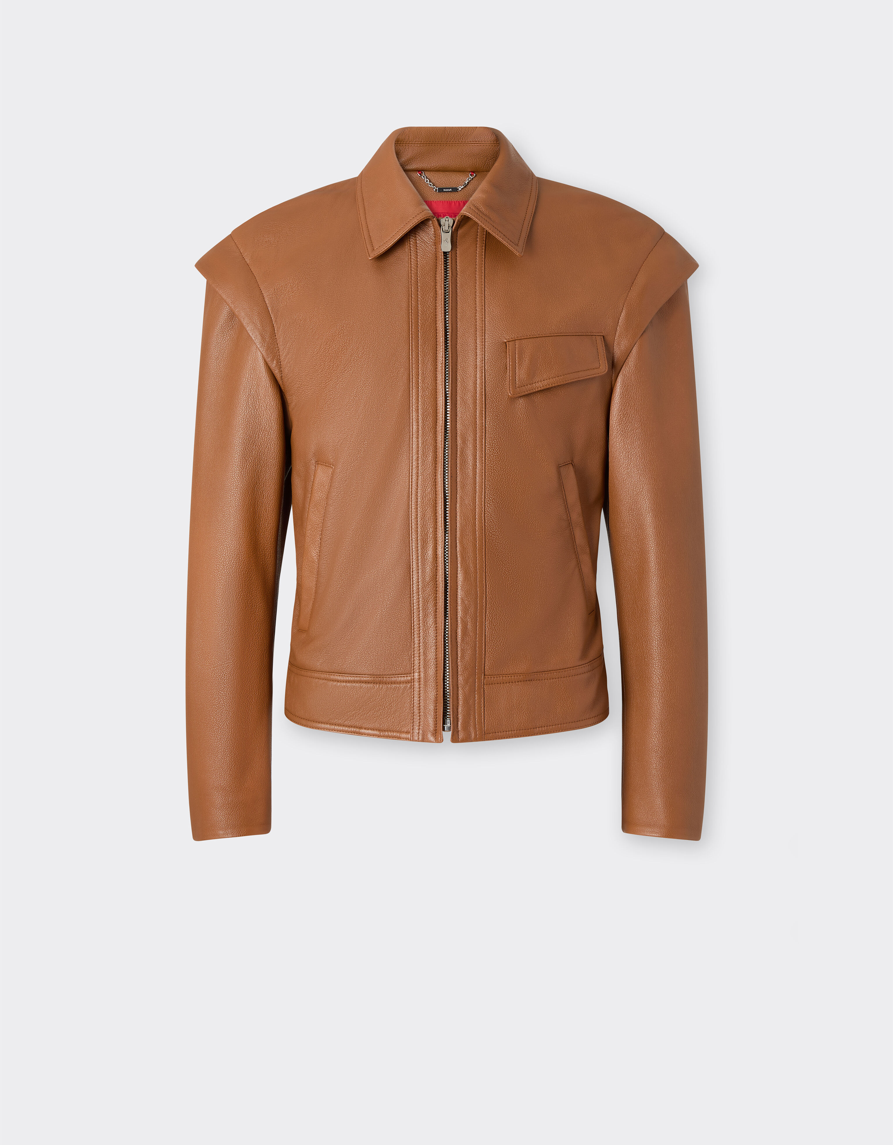 Deer-effect nappa leather blouson Ferrari Deer-effect nappa leather blouson Cognac 49909f