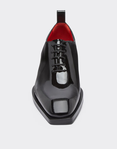 Ferrari 覆层皮革德比鞋 黑色 22011f
