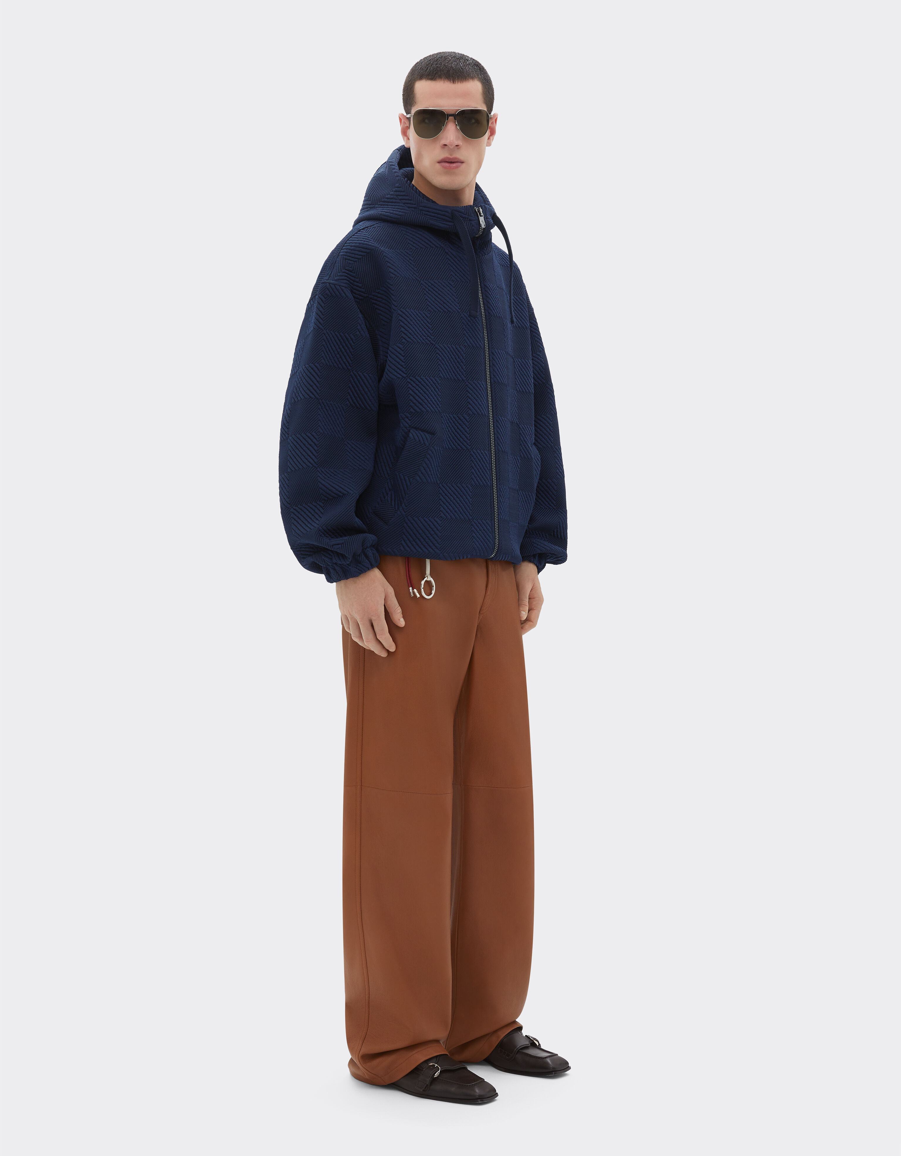 Bomber jacket in 3D-effect jersey Ferrari Bomber jacket in 3D-effect jersey Navy 51035f