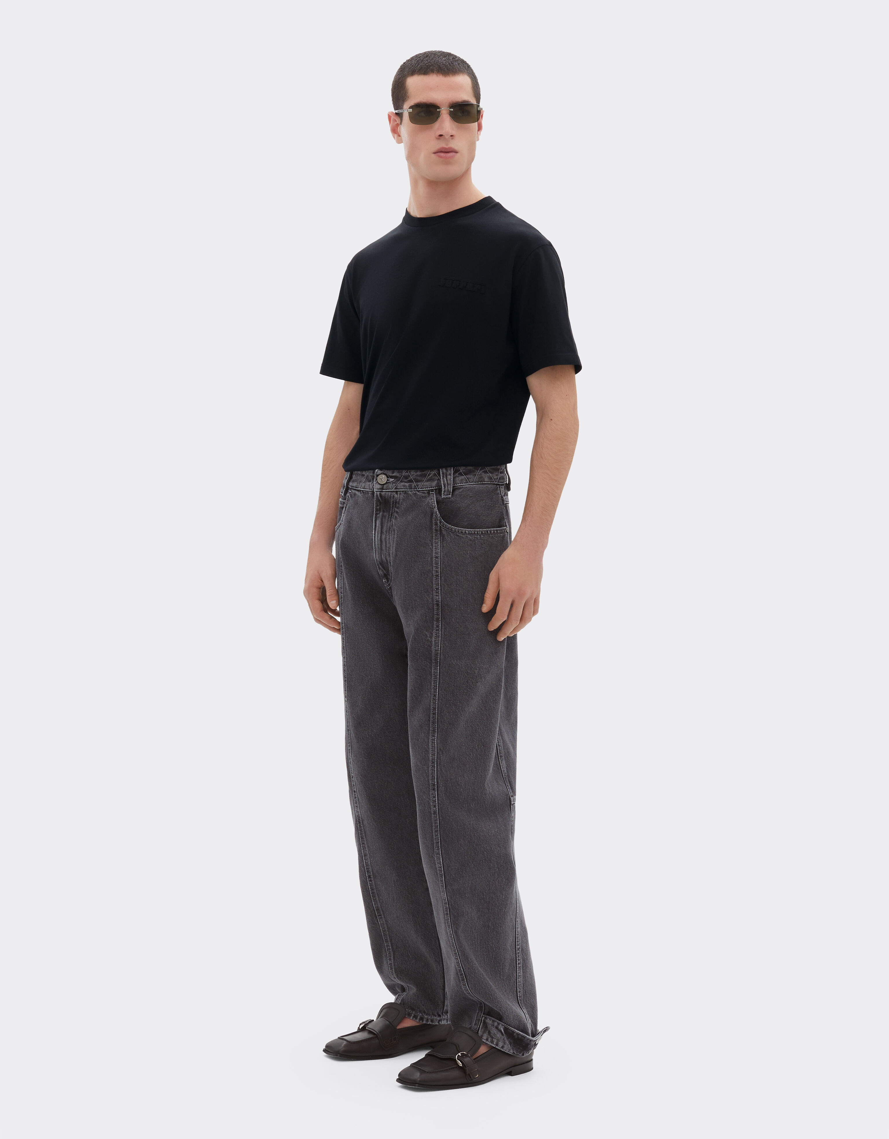 Ferrari 法拉利徽标棉质 T 恤 Black 50847f