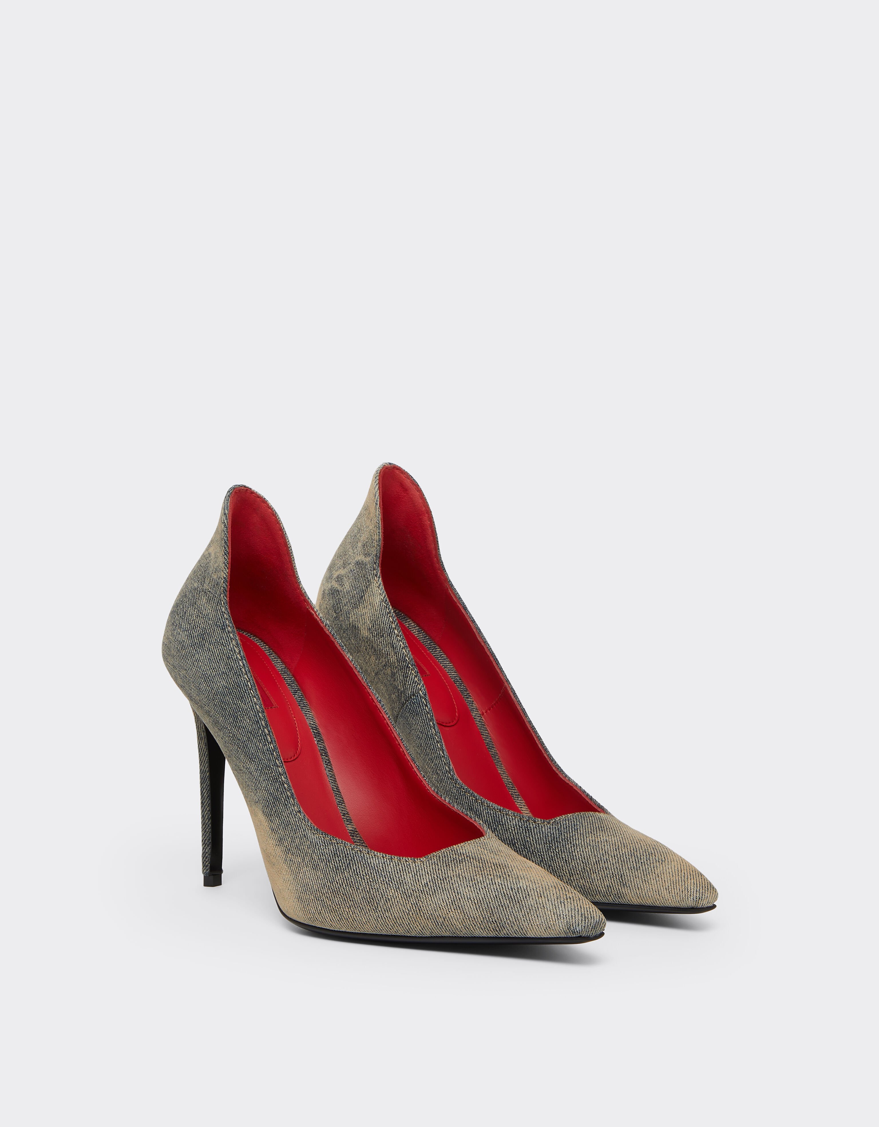 Ferrari 石洗牛仔布乐福鞋 Blu Denim 51306f