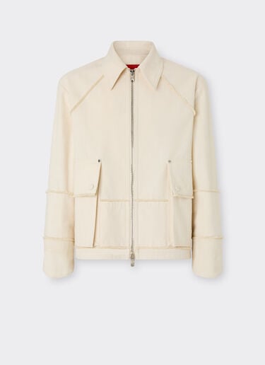 Ferrari 马菲莱棉质夹克 Avorio 50955f