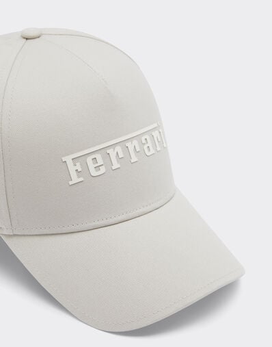 Ferrari 涂层法拉利徽标棒球帽 Ecru 20403f