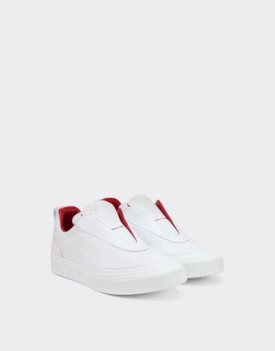 Ferrari Nappa leather slip-on sneaker Optical White 22744f