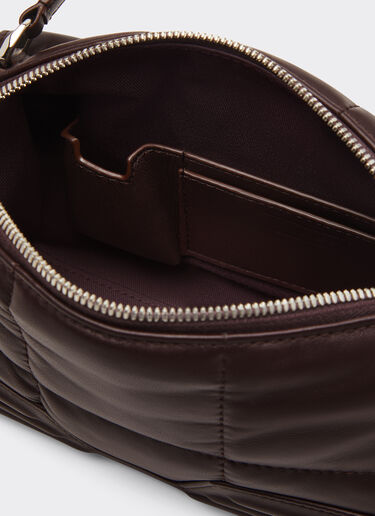 Ferrari 法拉利 GT Soft 绗缝皮革肩背包 Espresso 49770f