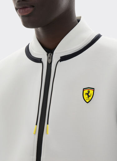  Scuba vest with Ferrari Scudetto Avorio SWMVT0011WNY0004f