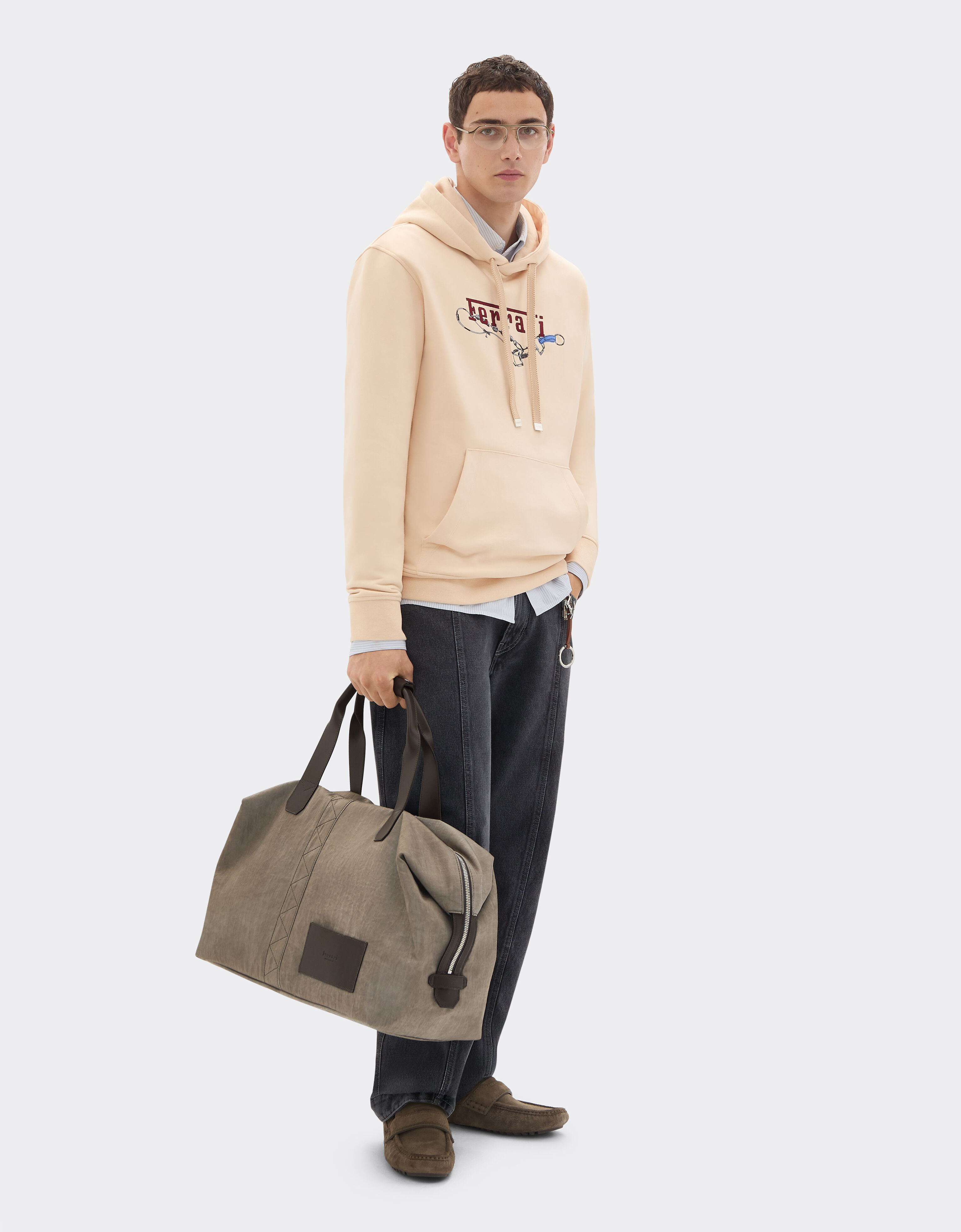 尼龙行李袋 Ferrari 尼龙行李袋 Khaki Green 50165f