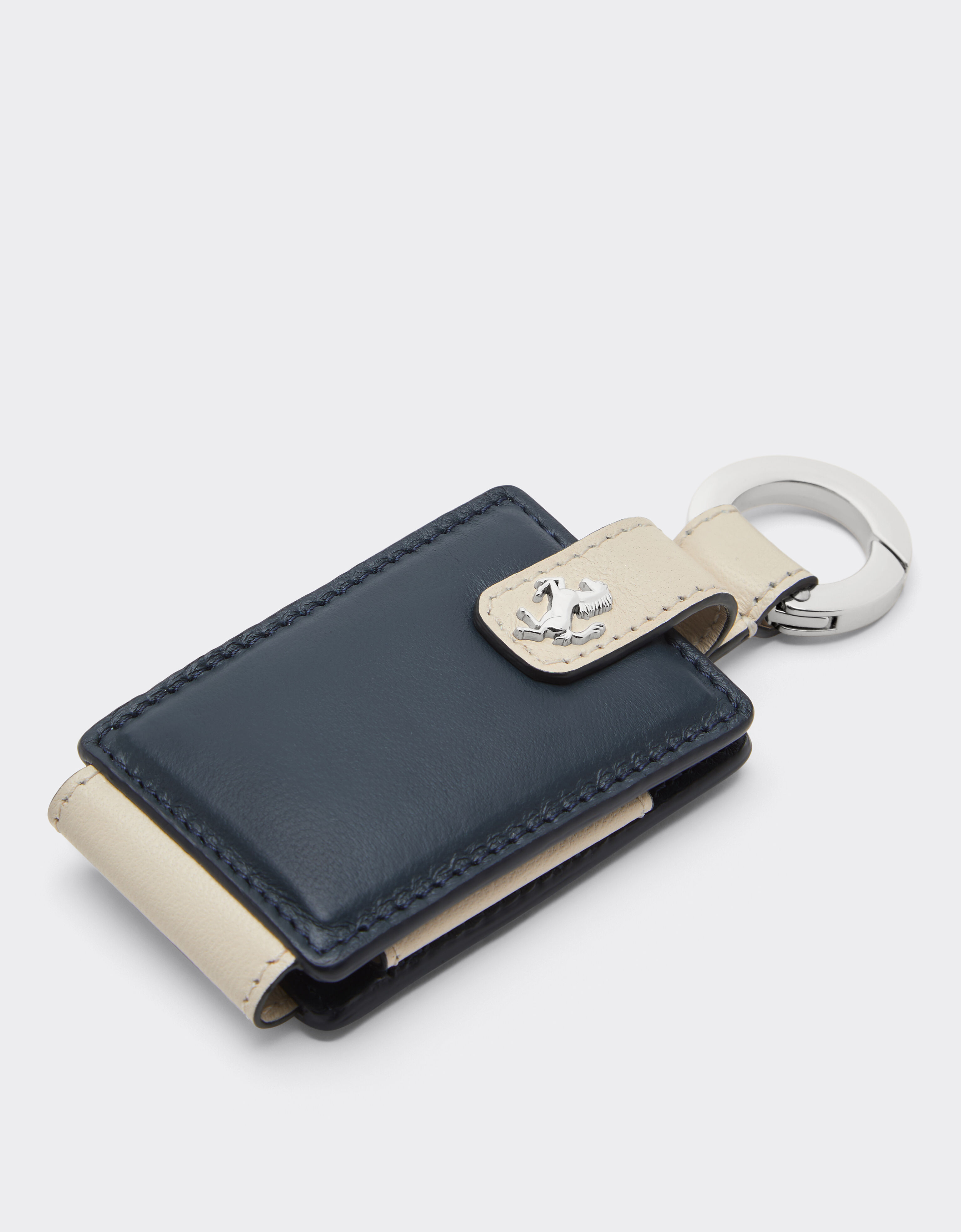 Leather keyring for Amuleto key Ferrari Leather keyring for Amuleto key Ultramarine 50409f
