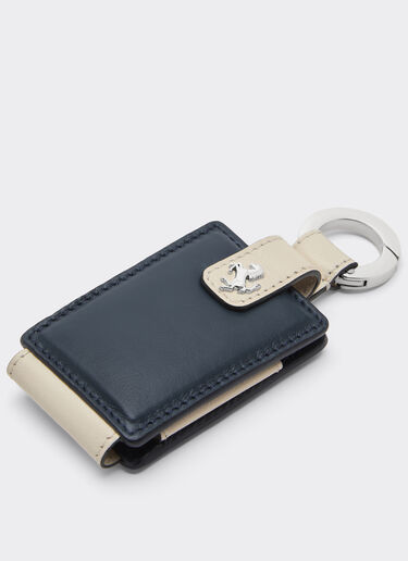 Leather keyring for Amuleto key Ferrari Leather keyring for Amuleto key Ultramarine 50409f