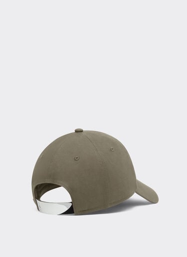 Ferrari 涂层法拉利徽标棒球帽 Khaki Green 20403f