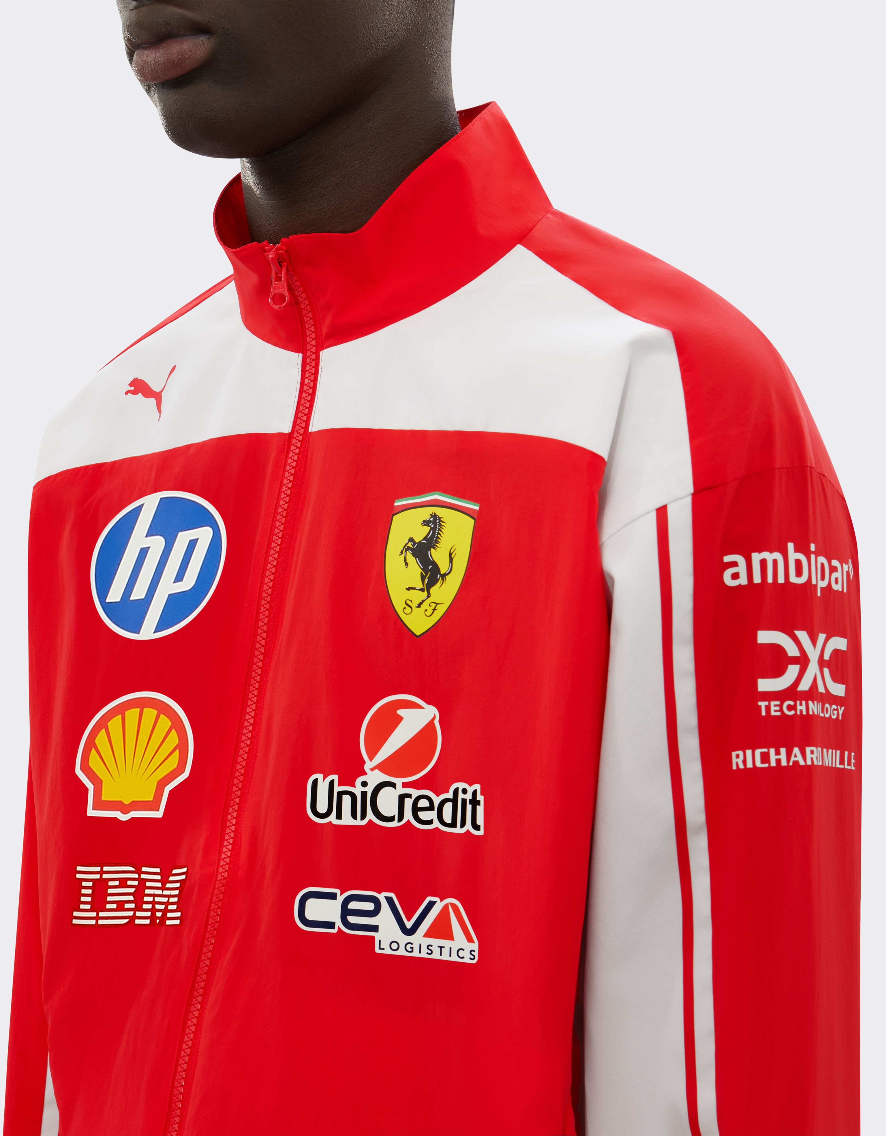 Ferrari Replica Drivers Authentic 2026 Jacket Puma for Scuderia Ferrari HP Red LA0H0f