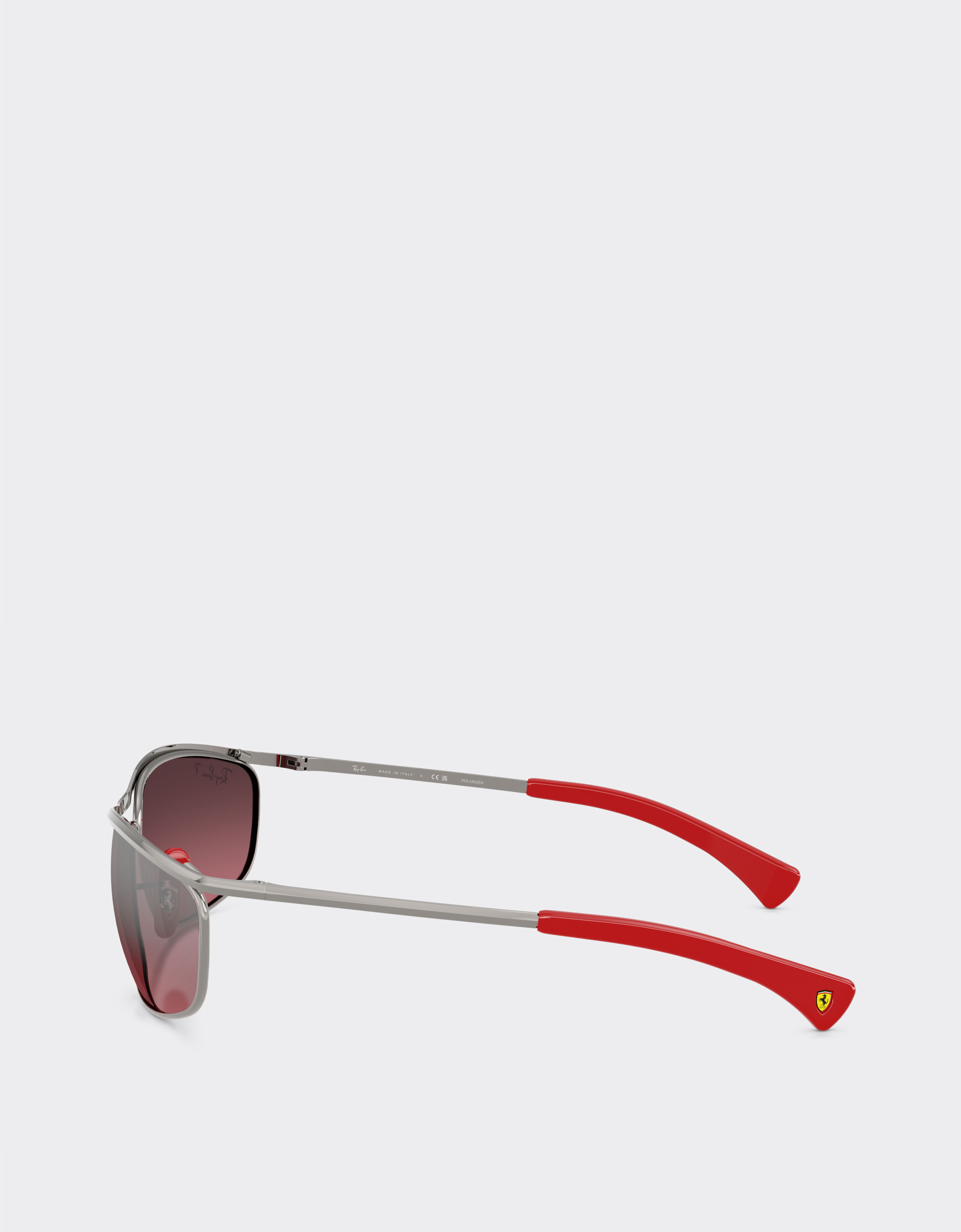 Ray-Ban for Scuderia Ferrari RB3819M in gunmetal grey metal with polarised silver gradient burgundy lenses Ferrari Ray-Ban for Scuderia Ferrari RB3819M in gunmetal grey metal with polarised silver gradient burgundy lenses Gunmetal LA0JOf