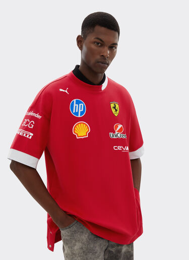 Ferrari Puma 与 Scuderia Ferrari HP 合作款2025车手 T 恤 赛车红 LA01Rf