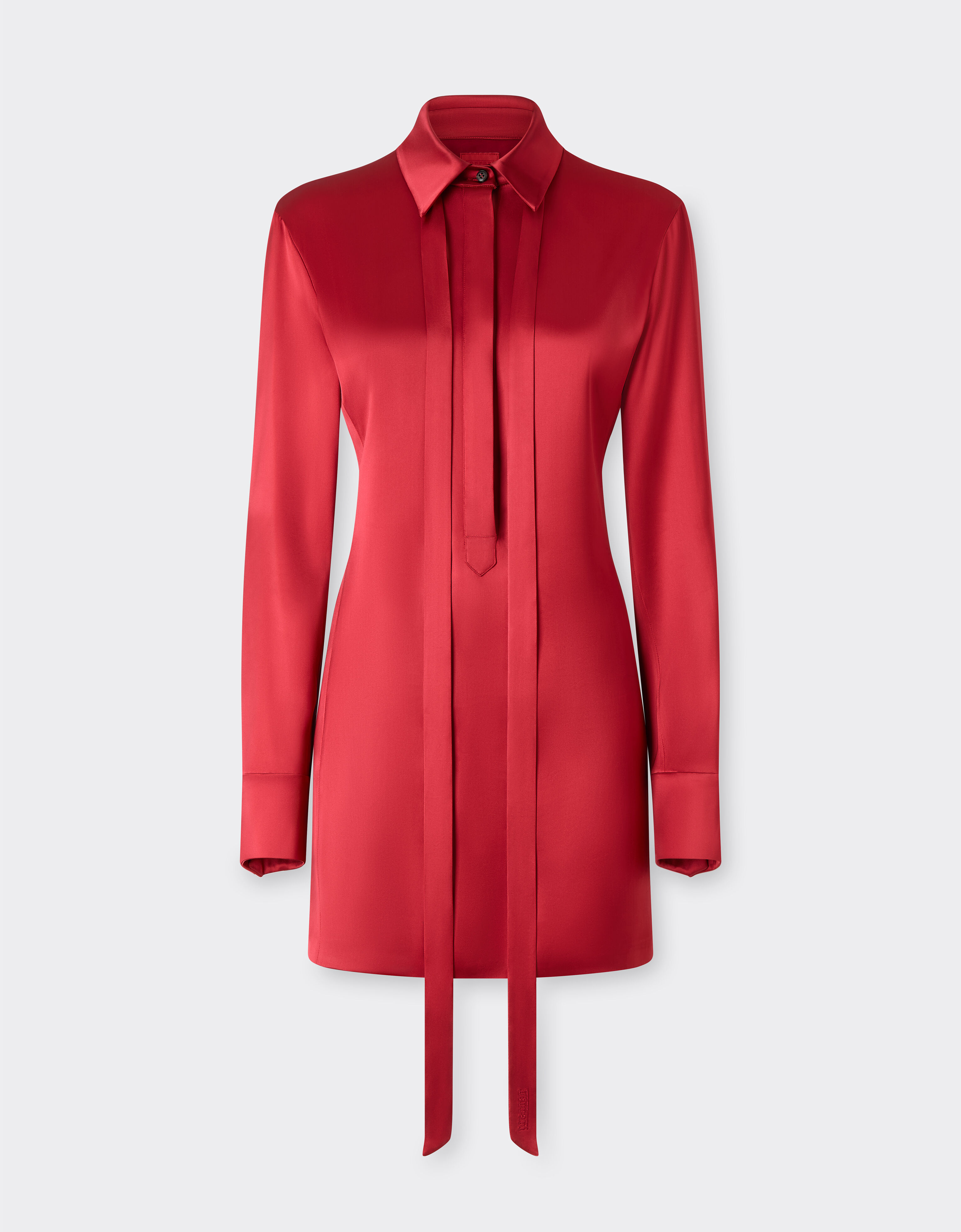 Ferrari Stretch satin mini dress Maison Red 49934f