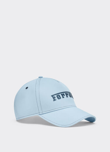 Cotton cap with Ferrari logo Ferrari Cotton cap with Ferrari logo Steel Blue 20403f