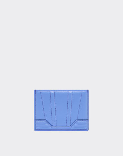 Ferrari Ferrari GT card case in smooth leather Cyan 21417f