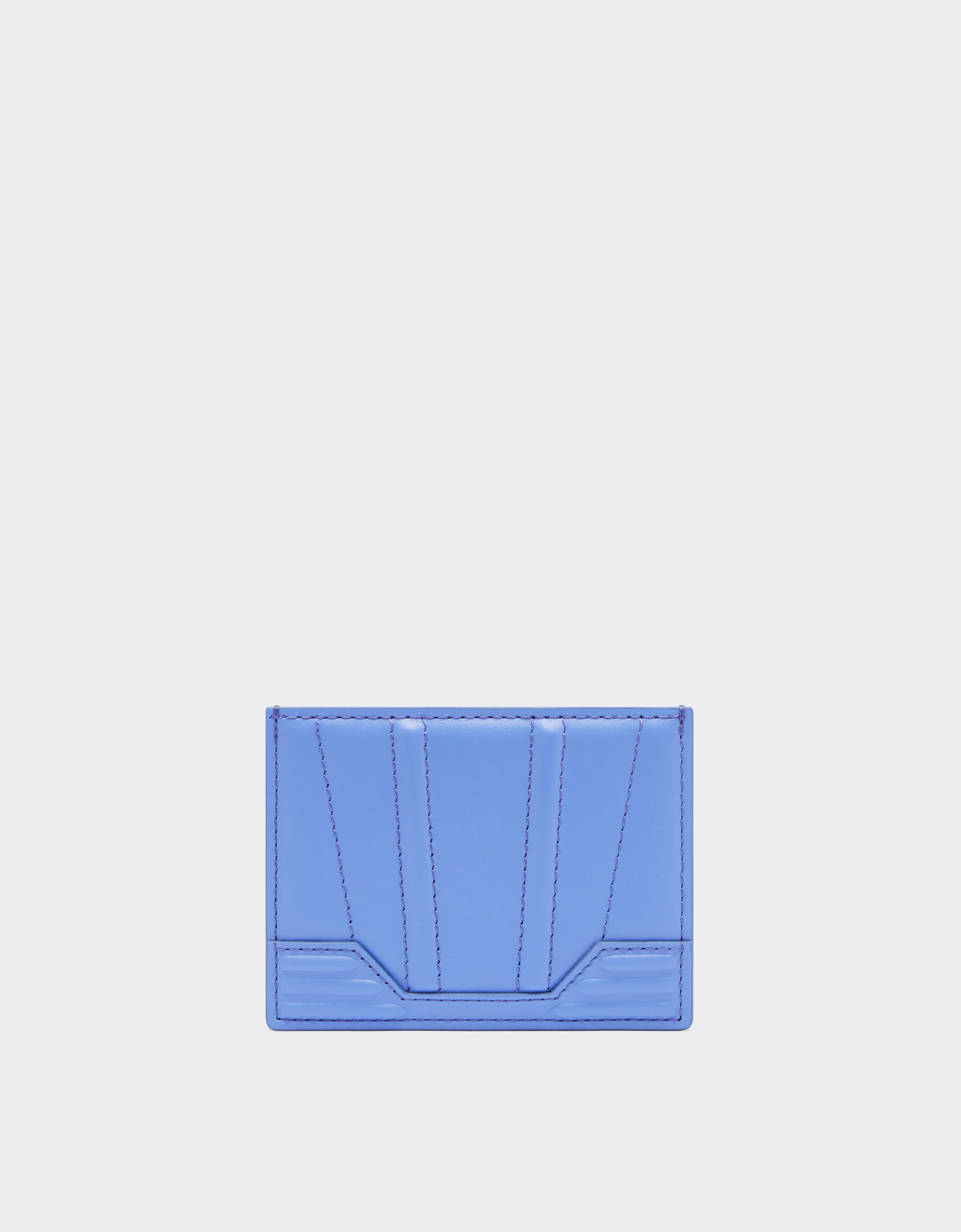 Ferrari Ferrari GT card case in smooth leather Cyan 21417f